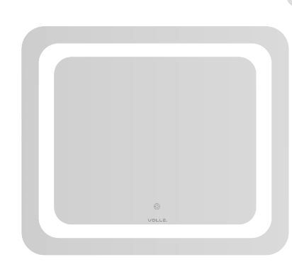 Фото Зеркало прямоугольное Volle LUNA TANGA (1648.52126700), 60x70 см, с подсветкой