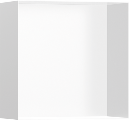 Фото Hansgrohe XtraStoris Minimalistic Настінна ніша з відкритою рамкою 30х30х14см Matt White (56079700)