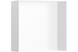 Hansgrohe XtraStoris Minimalistic Настінна ніша з відкритою рамкою 30х30х14см Matt White (56079700) Фото 2 з 3