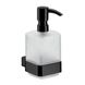 Дозатор жидкого мыла подвесной Emco Loft Black, черный матовый (0521 133 01) Фото 1 из 4