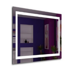 Фото Зеркало квадратное Volle, 80x80 см, со светодиодной подсветкой 16-80-580