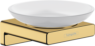 Фото Hansgrohe AddStoris Мильниця підвісна Polished Gold Optic/скло (41746990)