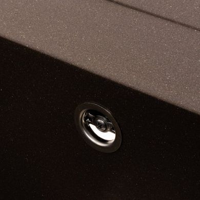 Фото Кухонная мойка гранитная матовая 7050 CASCADA Platinum Темная скала