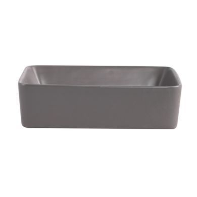 Фото Комплект Qtap Tern Stone grey 3 в 1: підвісний унітаз Ultra Quiet + біде підвісне + раковина накладна QTTERSG49162