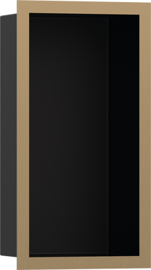 Фото Hansgrohe XtraStoris Individual MB Настенная ниша с рамкой 30х15х10см Brushed Bronze (56095140)