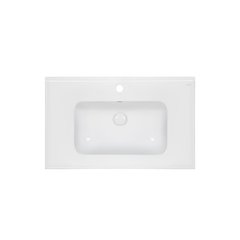 Раковина Qtap Albatross E49 800х490х200 White с донным клапаном QT01119080E49W