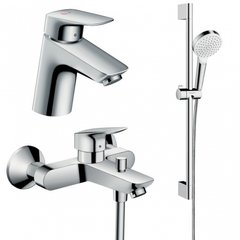 Набор смесителей Hansgrohe Logis 70 (71072000+71400000+26535400) 70002020