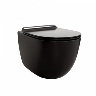 Фото Чаша подвесного унитаза Simas Vignoni VI18 Black matte (VI18NM-F85)