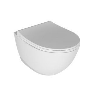 Фото Унітаз підвісний з кришкою Quarter Bath Concorde безободковий білий (70CO03052.00.1.3.01/30SCR.03.02.03.)