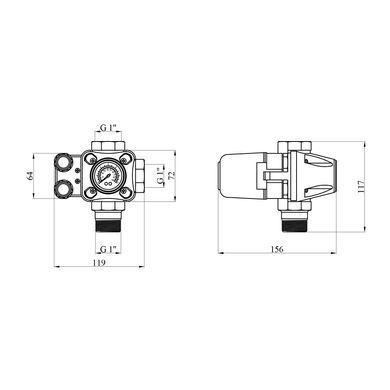 Реле тиску механічне Agua SK-9 (CV035278)