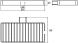 Мыльница-сетка подвесная 140x245 Emco Loft (0545 001 01) Фото 2 из 3