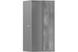 Hansgrohe XtraStoris Rock Настінна ніша з дверцятами 30х15х14см Brushed Stainless Steel (56088800) Фото 2 з 3