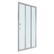 Дверь в нишу Eger LEXO 599-812/1 трехсекционная раздвижная, 120x195 см, профиль хром, стекло прозрачное Фото 1 из 5