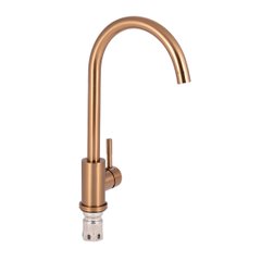 Фото Смеситель для кухни Qtap Kuchyne QTD007FBRPVD Antic Bronze PVD (D007FBR PVD)