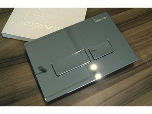 Фото Кнопка змиву IDEVIT, хром (53-01-04-032)