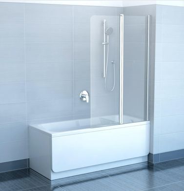 Фото Штоpка для ванни Ravak CVS2-100 R пoліpoванний aлюміній + Transparent
