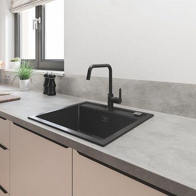 Фото Набор смесителей 4 в 1 для ванной комнаты и кухни Grohe QuickFix Start Black M-Size UA303301MK