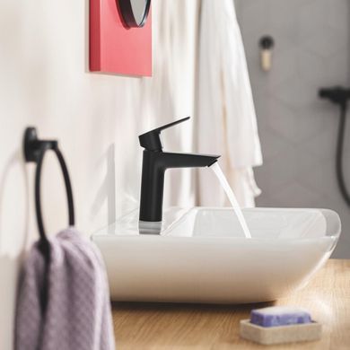 Фото Набор смесителей 4 в 1 для ванной комнаты и кухни Grohe QuickFix Start Black M-Size UA303301MK
