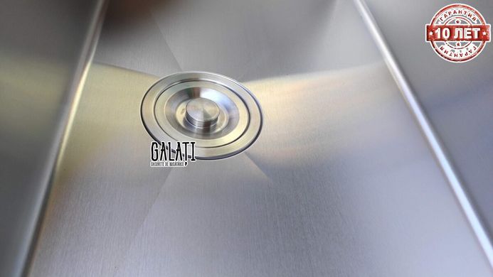 Фото Кухонная мойка Romzha (Galati) Arta U-600 нержавеющая сталь 1,2 мм