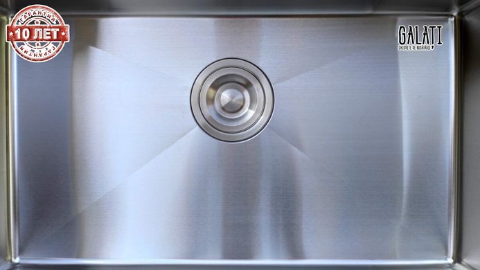 Фото Кухонная мойка Romzha (Galati) Arta U-600 нержавеющая сталь 1,2 мм
