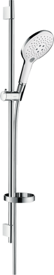 Фото Душевой набор Hansgrohe Raindance Select S 150 Unica`S Puro 0.9м белый хромированный (27803400)