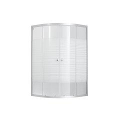 Душевая кабина Lidz Wieza SC80x80.SAT.LOW.L, стекло Linie 4 мм, без поддона