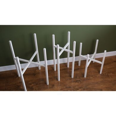 Подставка для цветов Carino Белый глянец 400*400