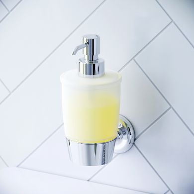 Фото Диспенсер для жидкого мыла стеклянный с настенным держателем AM.PM Like A8036900