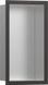 Hansgrohe XtraStoris Individual BSS Настенная ниша с рамкой 30х15х10см Brushed Black Chrome (56094340) Фото 1 из 3