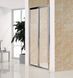 Дверь Eger bifold 80x195см, профиль хром, стекло прозрачное Фото 2 из 3