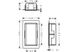 Hansgrohe XtraStoris Original Настінна ніша з інтегрованою рамкою 30х15х10см Stainless Steel Optic (56057800) Фото 7 з 7