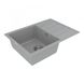 Кухонна мийка з кварцу Vankor Easy EMP 02.62 Gray Фото 3 з 4