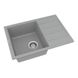 Кухонна мийка з кварцу Vankor Easy EMP 02.62 Gray Фото 2 з 4