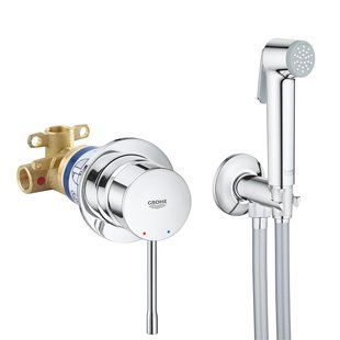 Фото Комплект для гигиенического душа Grohe Essence с лейкой Tempesta-F, хром (UA111197000)