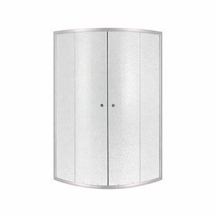 Душова кабіна Lidz Latwa SC80x80.SAT.LOW.FR, скло Frost 4 мм без піддона