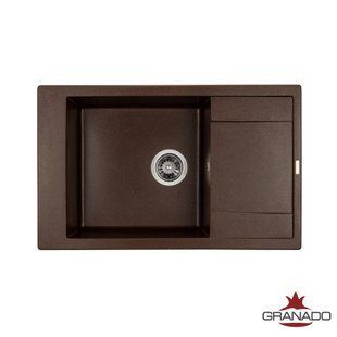 Фото Кухонная мойка гранитная Granado Almeria Marron 775x490