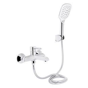 Фото Змішувач для ванни Qtap Grand (з душовим гарнітуром) QTGRACRM006 Chrome