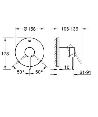 Фото Смеситель для душа Grohe Essence 24057001