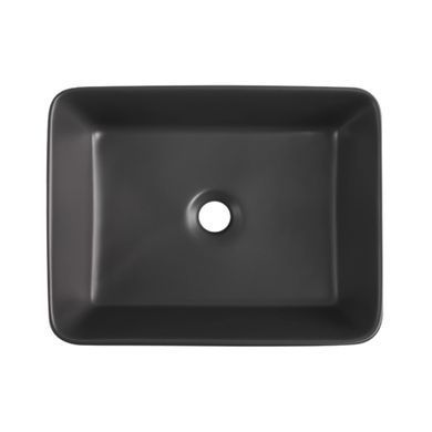 Фото Комплект Qtap Tern Anthracite 3 в 1: підвісний унітаз Ultra Quiet + біде підвісне + раковина накладна QTROBAN49157