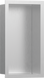 Hansgrohe XtraStoris Individual BSS Настенная ниша с рамкой 30х15х10см Brushed Stainless Steel (56094800) Фото 1 из 3
