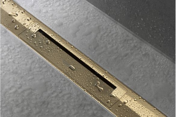 Фото Верхня частина Hansgrohe RainDrain Flex для каналу 1200 мм Polished Gold Optic (56047990)