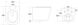 Унитаз подвесной Imprese JESS Rimless с сиденьем Slim slow-closing темно-серый матовый (i11330MDG) Фото 2 из 2