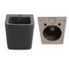 Комплект Qtap Tern Anthracite 3 в 1: підвісний унітаз Ultra Quiet + біде підвісне + раковина накладна QTROBAN49157 Фото 8 з 11