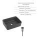 Комплект Qtap Tern Anthracite 3 в 1: підвісний унітаз Ultra Quiet + біде підвісне + раковина накладна QTROBAN49157 Фото 9 з 11
