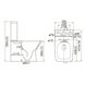 Унитаз-компакт Volle Leon Rimless 13-11-059 сиденье Slim Soft-Close Фото 5 из 5