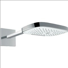 Фото Верхній душ Hansgrohe Raindance Select E 300 3jet із тримачем, хромований білий (26468400)