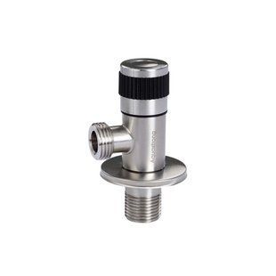 Фото Кран кутовий нерж. AQUASTRONG R3 M1/2 х M3/4 (R305)