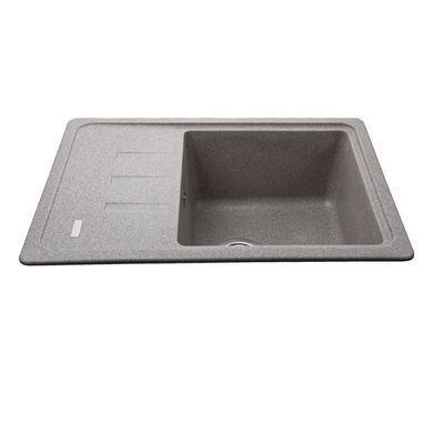 Фото Гранітна мийка Globus Lux MONO 620х435мм, мокко