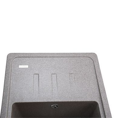Фото Гранітна мийка Globus Lux MONO 620х435мм, мокко