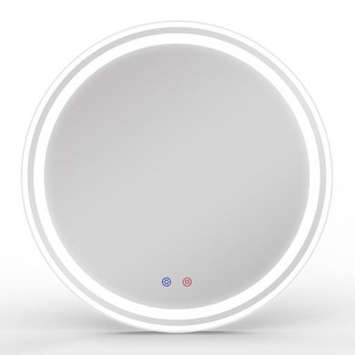 Фото Зеркало круглое Volle 16-21-600, 60см*60см, с подсветкой, диммером, подогревом зеркала